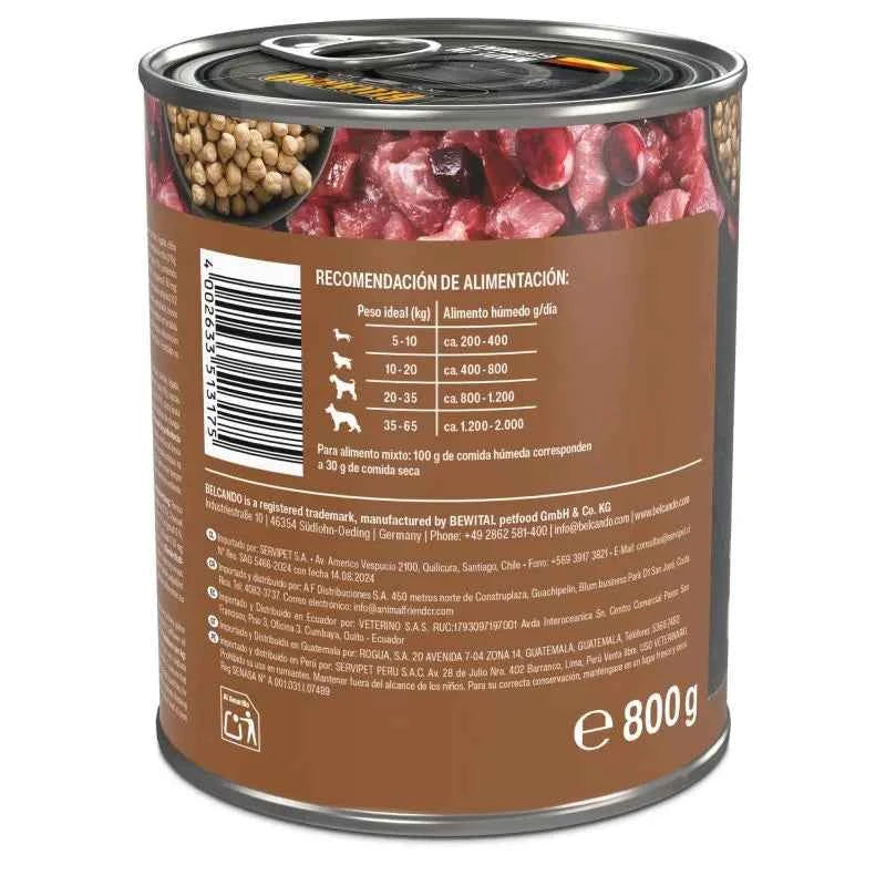 BELCANDO Quality Selection Ibérico con garbanzos y arándanos rojos silvestres 800 g