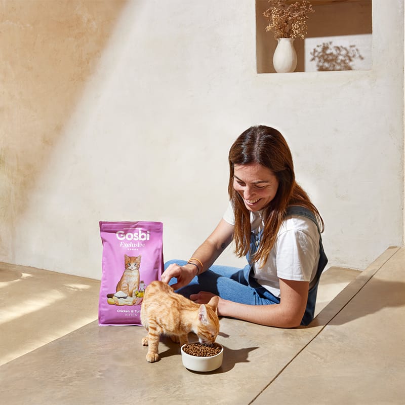 Gosbi Exclusive Cat Kitten Pollo y Pavo 400 gr