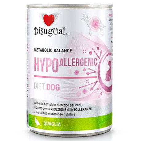 Disugual Hypoallergenic - Alimento de Codorniz para Perros 400g