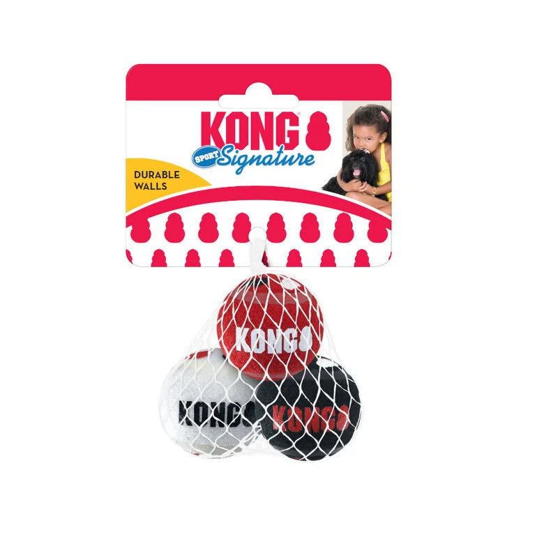 Kong Signature Sport 3-Pack Pelotas de Tenis para Perros