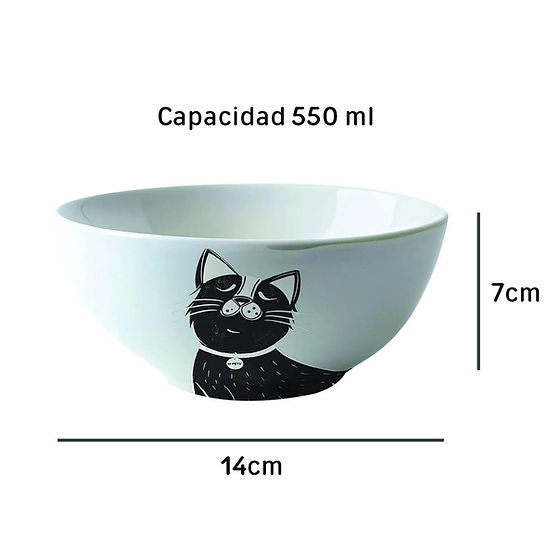 Bowl de cerámica Galya - Comedero/Bebedero para Gatos