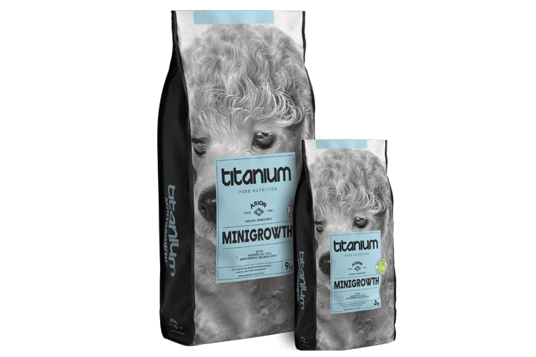Arion Titanium MiniGrowth 9kg - Alimento para Cachorros Razas Pequeñas