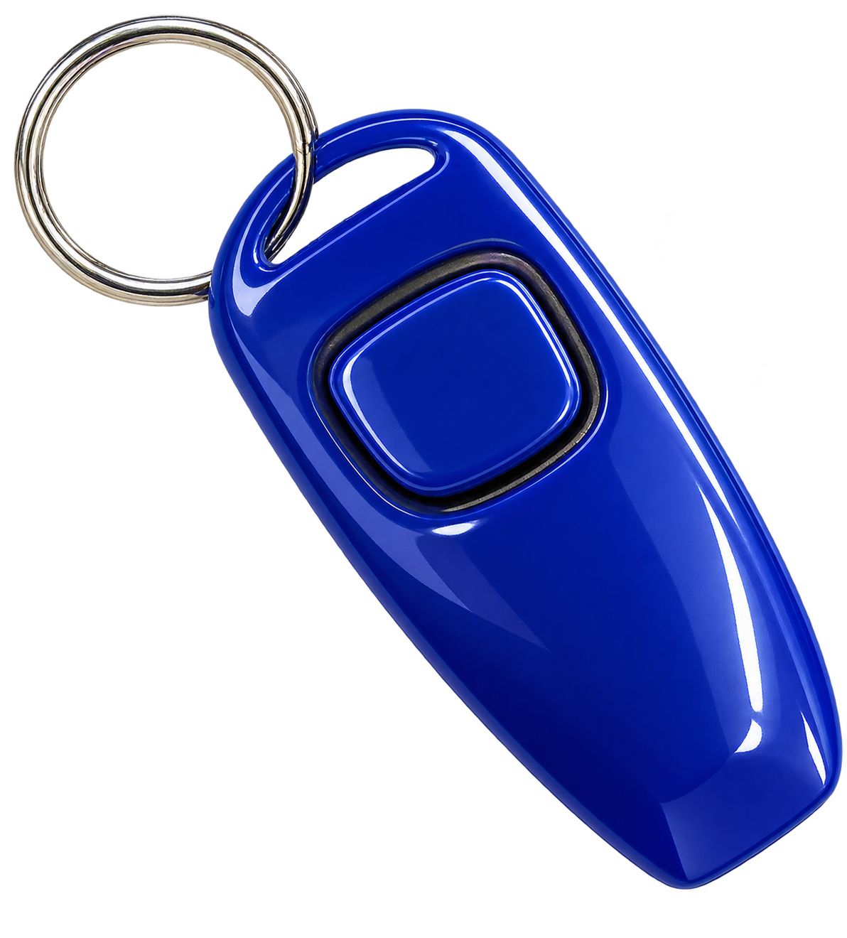 Nobby clicker azul 2 en 1 con silbato para adiestramiento