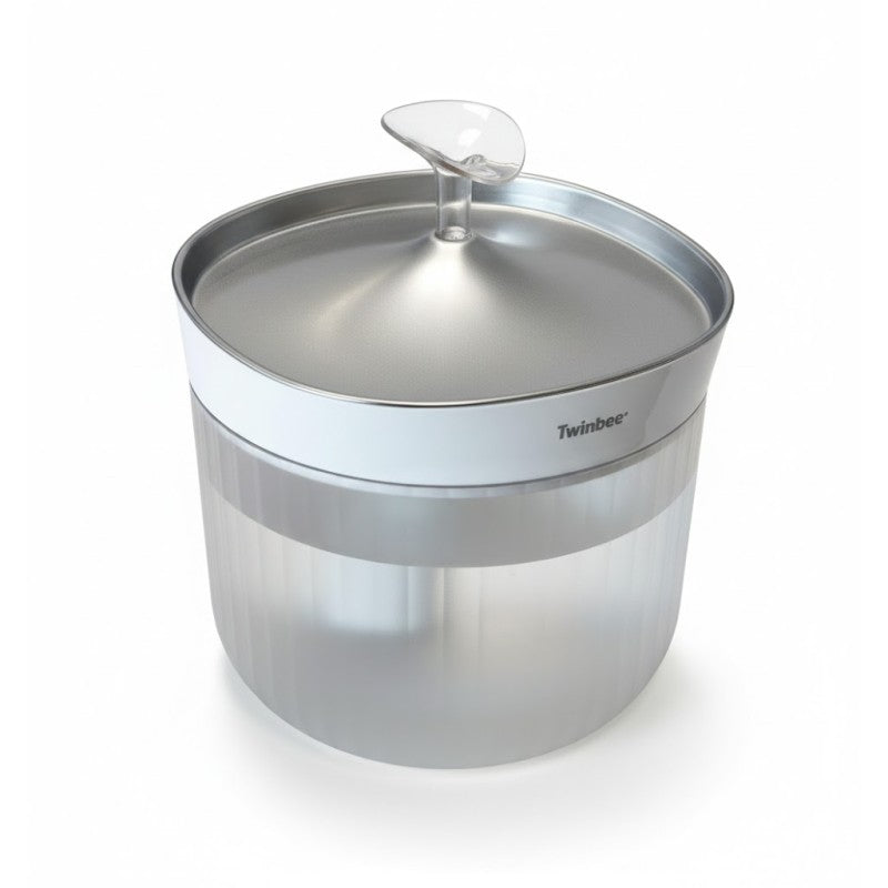 Twinbee P300su Bebedero automático de acero inoxidable 2,5 L