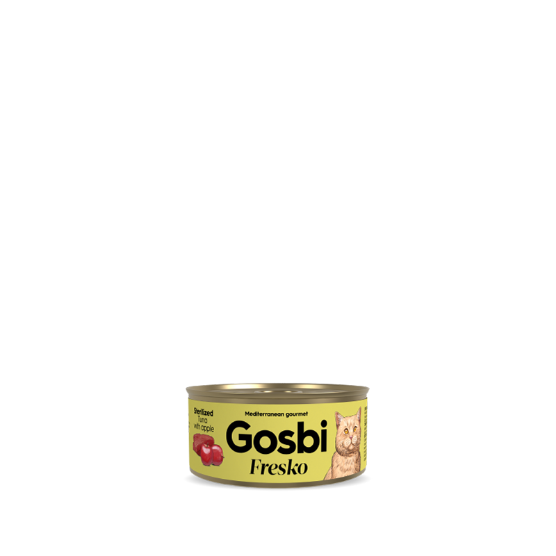 Gosbi Fresko Cat Sterilized Atún con Manzana 70 gr