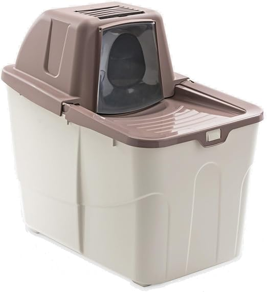 Arenero Cerrado Buxo para Gatos 58x39x56cm con Entrada Superior