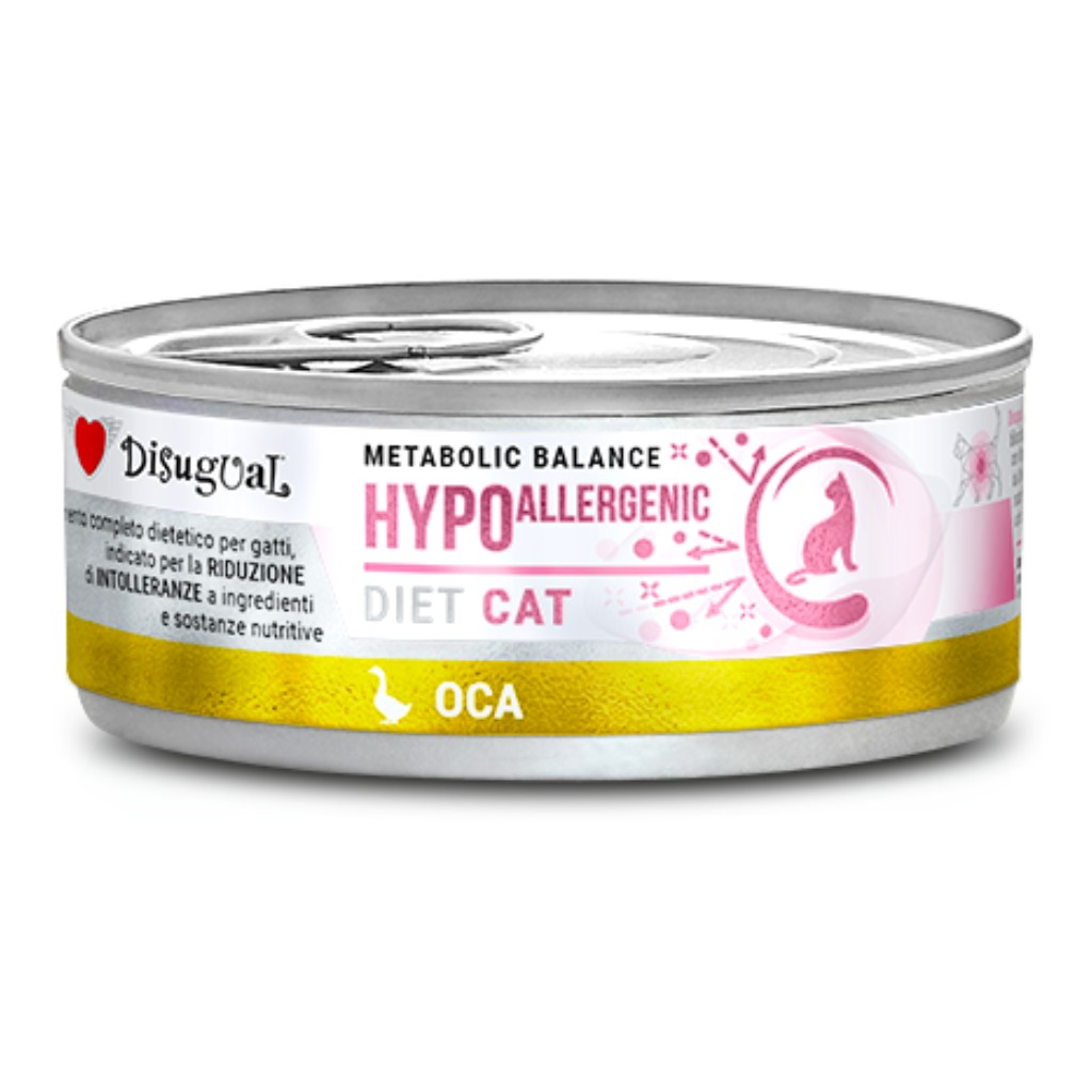 Disugual Comida Húmeda Hypoallergenic de Oca para Gatos 85gr