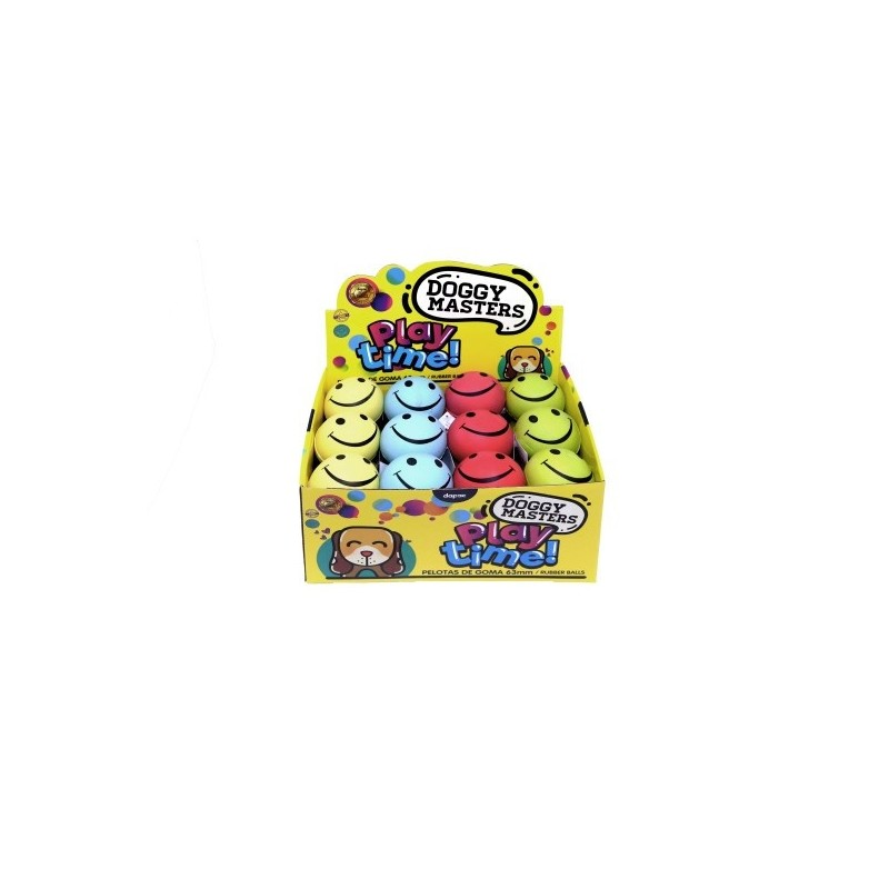 Doggy Masters Playtime pelotas Smileys 63mm