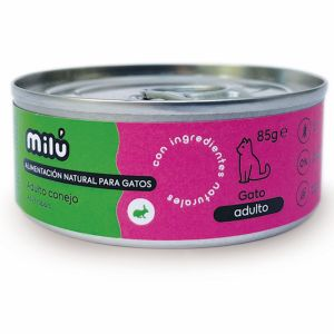 Milú Paté de Conejo para Gatos Adultos 85gr