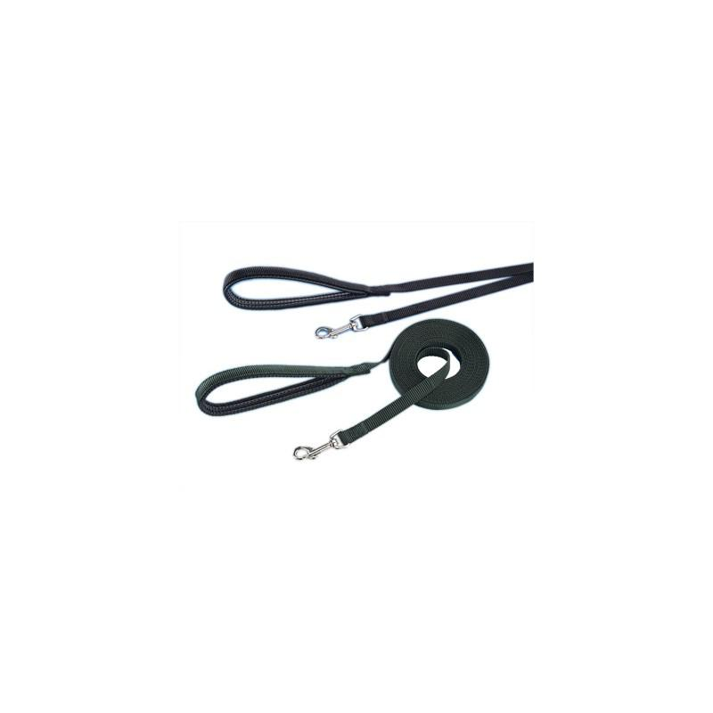 Correa Extra Larga Nobby Negra 10m | Adiestramiento