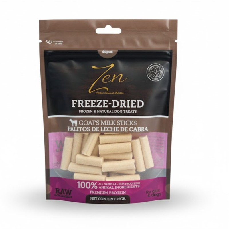 ZEN Freeze Dried Palito liofilizado de leche de cabra original 25gr