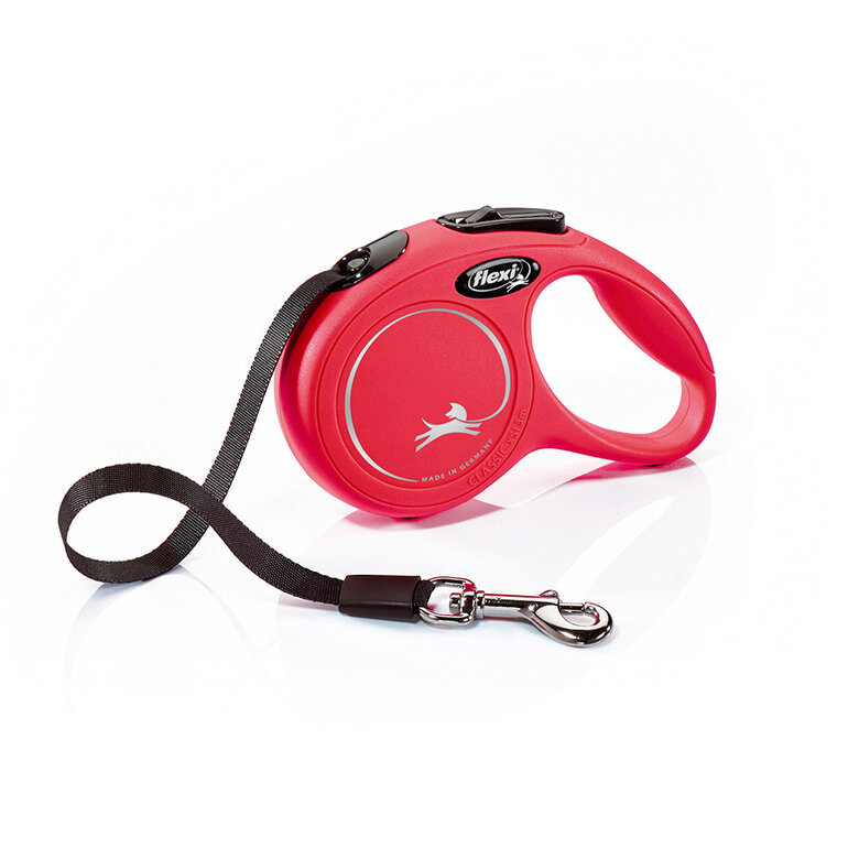 Correa Extensible Flexi New Classic Cinta Roja M 5m | Paseo