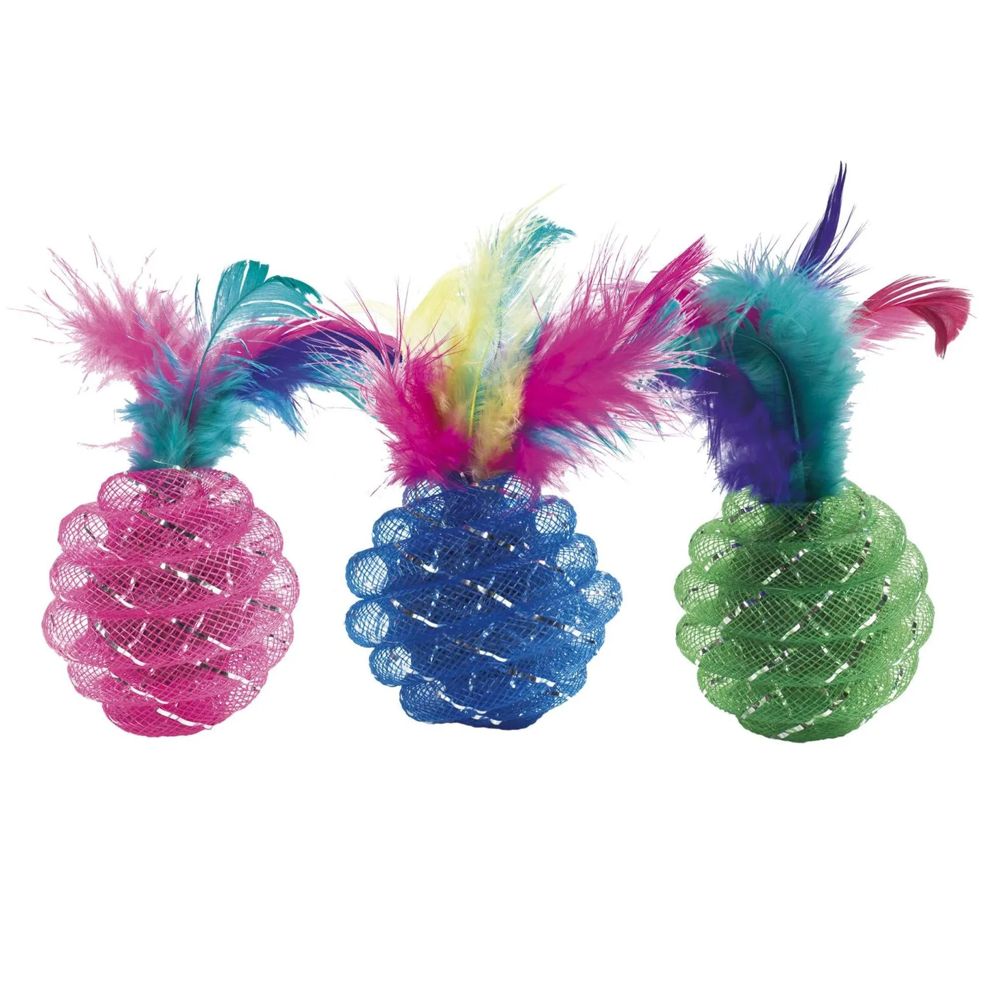 Bolas light color para gatos (4.5 cm)