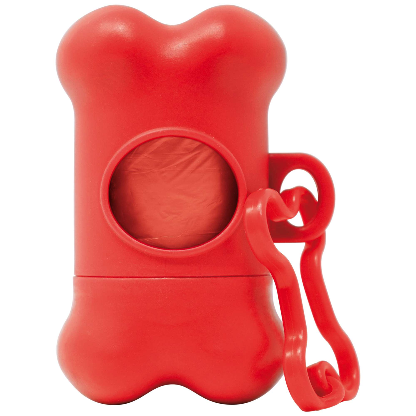 Dispensador de bolsas sanitarias con mosquetón