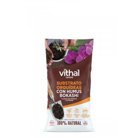 Vithal Sustrato Orquídeas con Humus de Algas Bokashi 2L