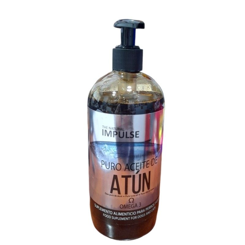Aceite de Atún The Natural Impulse 500ml para Perros y Gatos