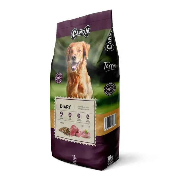 Canun Terra Diary – Pienso para Perros con Carne Fresca y Cereales 18 kg
