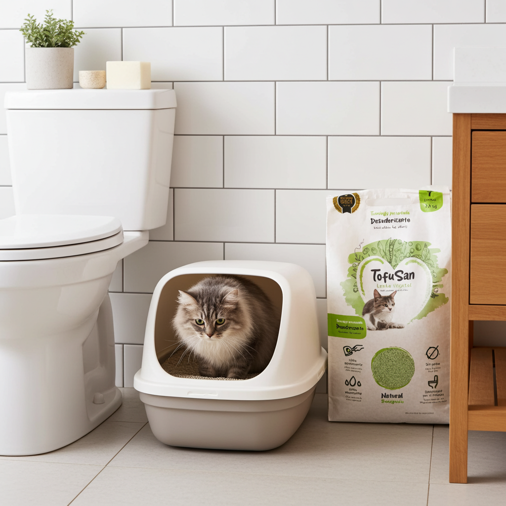 TofuSan Lecho Vegetal de Tofu para Gatos – 7 L