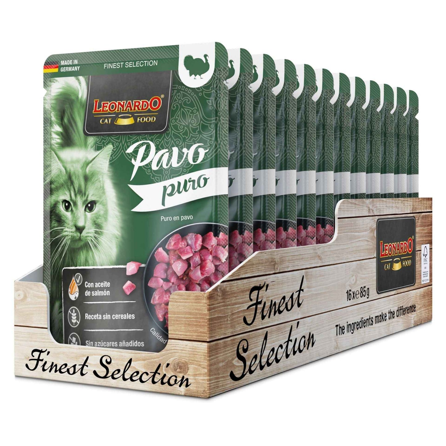 Leonardo Finest Selection Puro en Pavo 85g