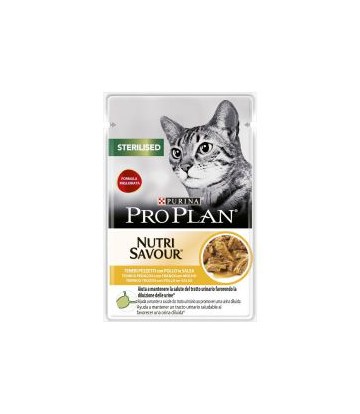 Comida Húmeda Ownat de Pollo y Salmón para gatos esterilizados 85 g PESO 85  g