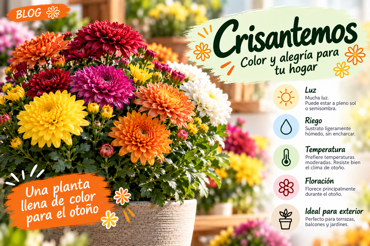 Crisantemos: cuidados, riego y consejos para una floración espectacular