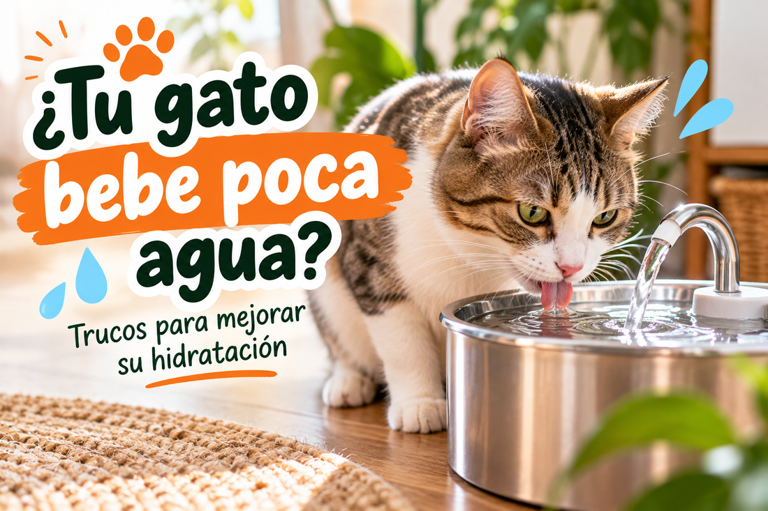 🐱 ¿Tu gato bebe poca agua? Trucos para mejorar su hidratación