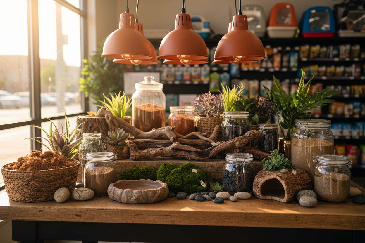 Accesorios para tortugas y reptiles