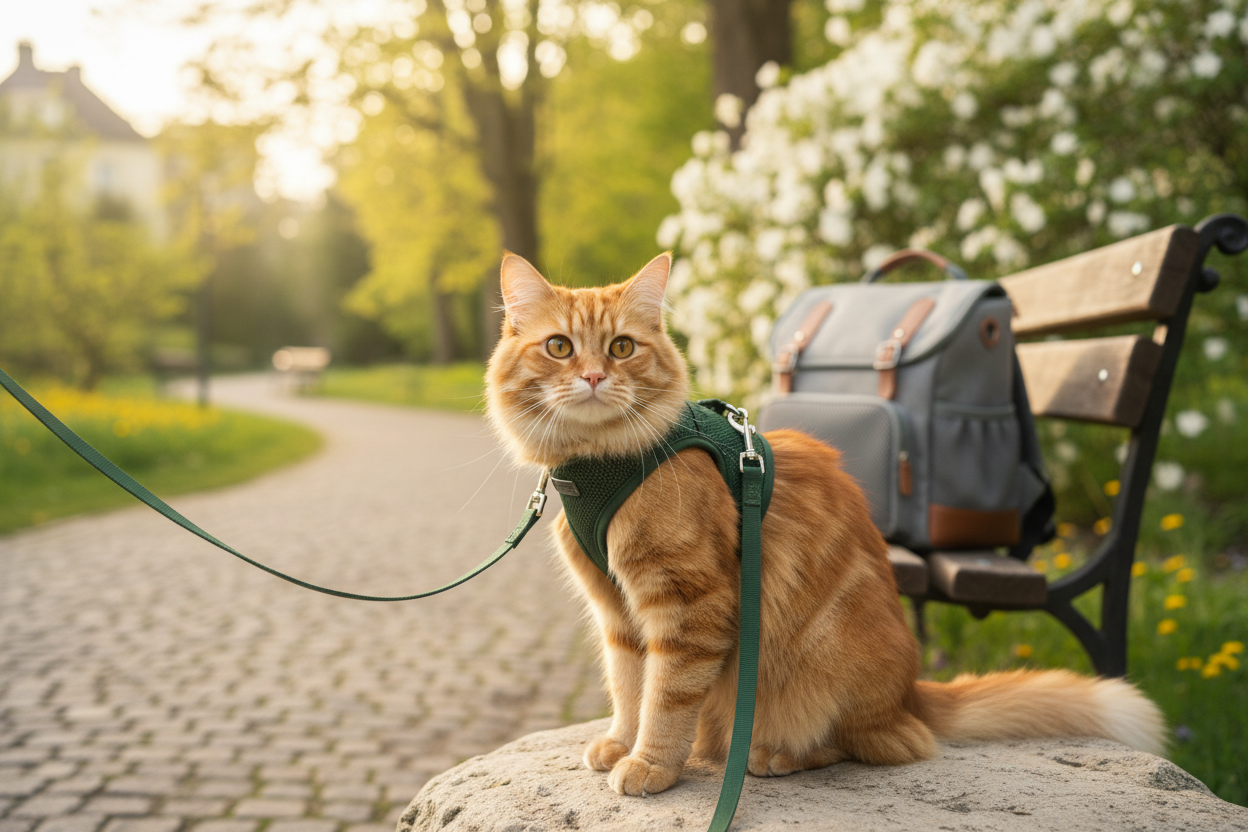 Accesorios paseo y viaje para gatos