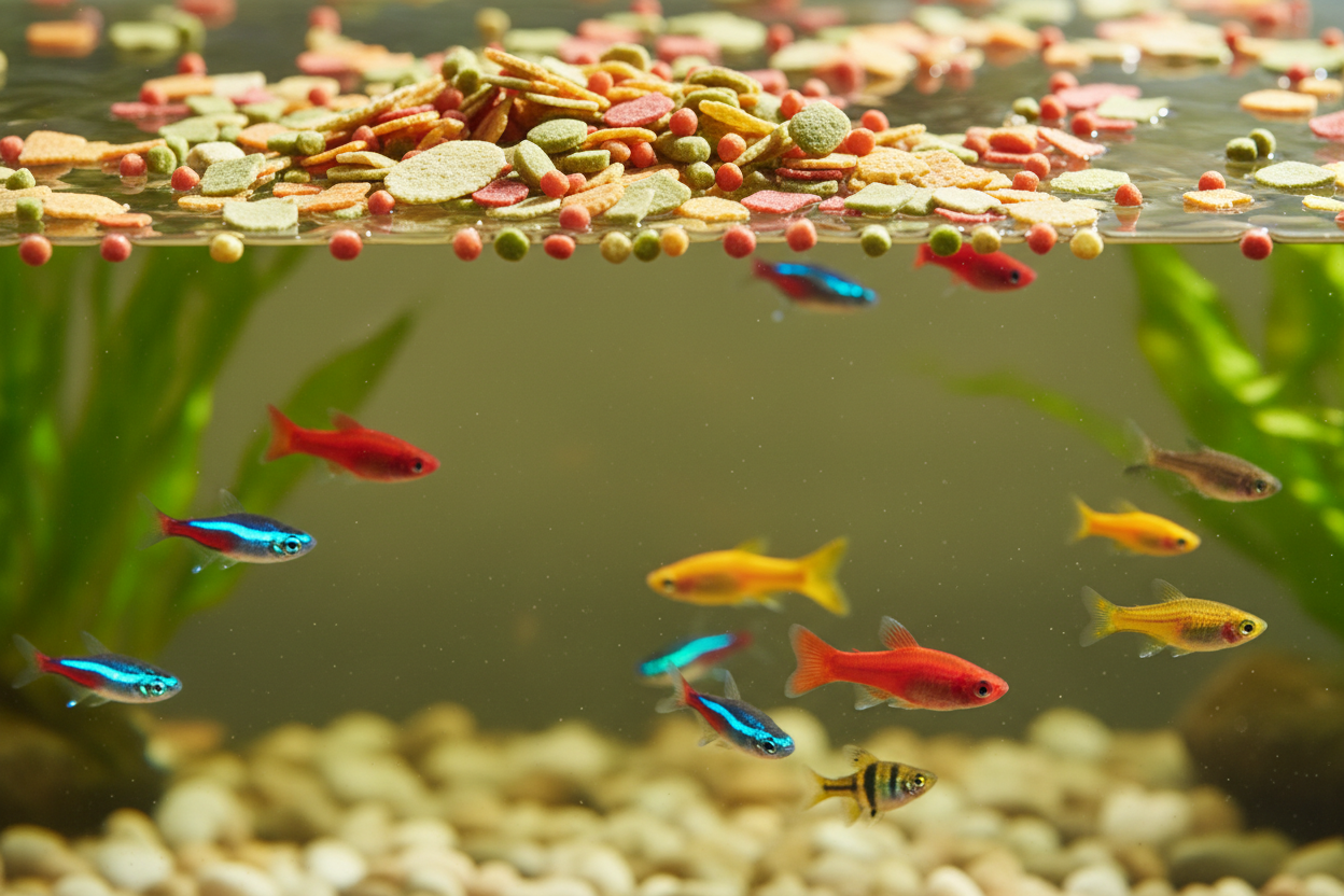 Alimentación para peces