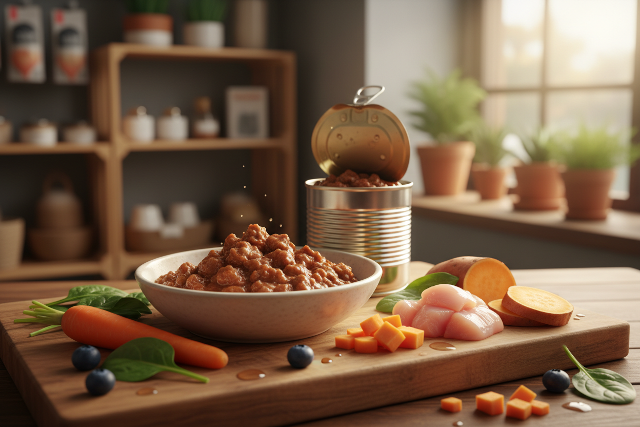 Comida húmeda para perros