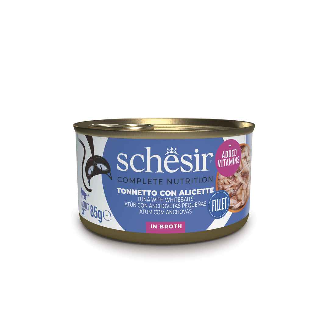 Schesir Complete Nutrition Atún con Anchovetas al Natural 85g