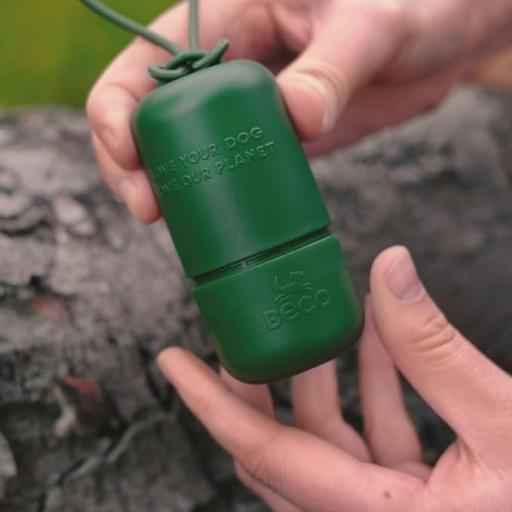 Beco Dispensador de Bolsas Higiénicas 100% Reciclado + 15 Bolsas