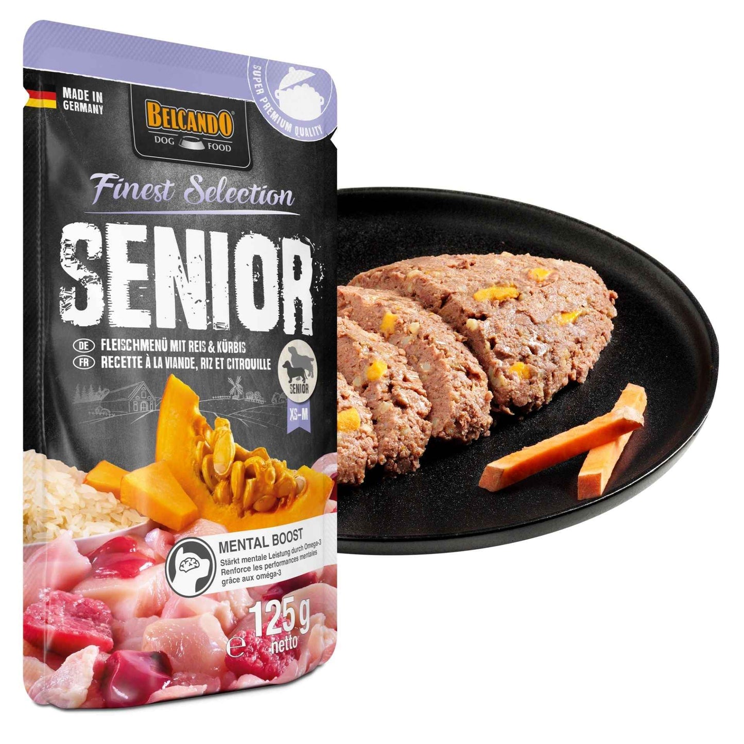 Belcando Finest Selection Senior Menú de Carne con Arroz & Calabaza 125g