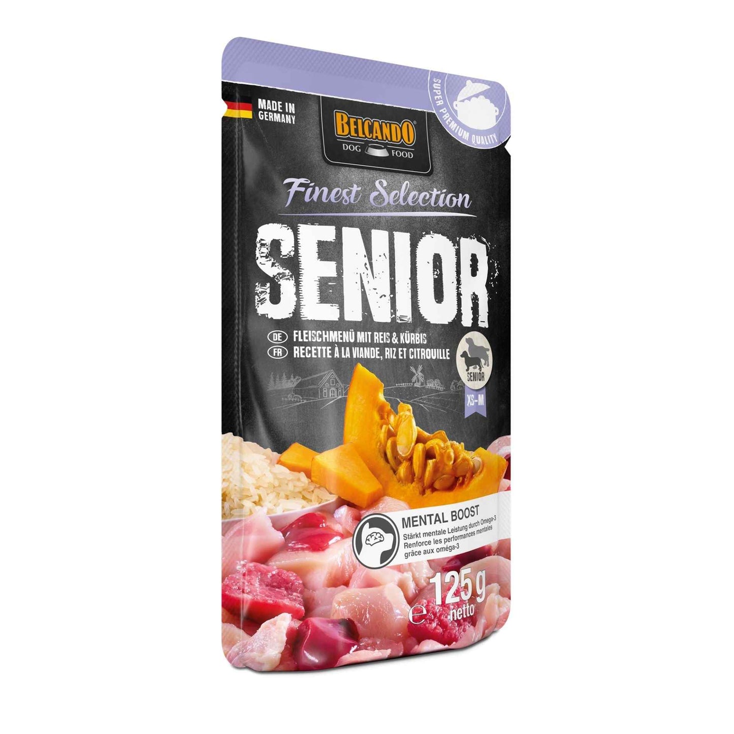 Belcando Finest Selection Senior Menú de Carne con Arroz & Calabaza 125g
