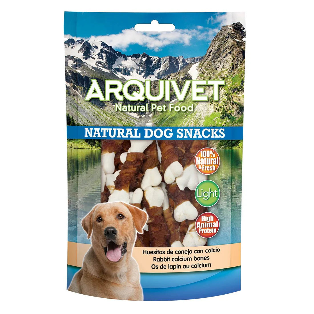 Huesitos de Conejo con Calcio para Perros – Snack Natural (100g)