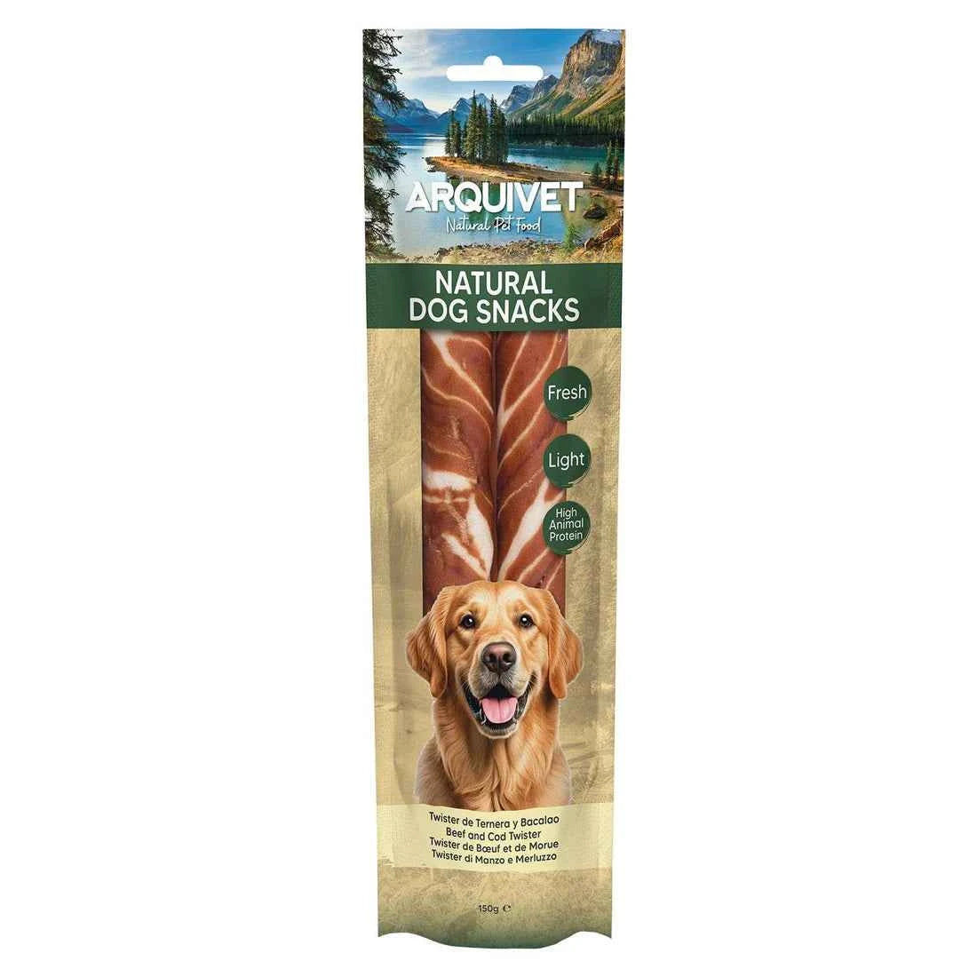 Twister de ternera y bacalao 150gr