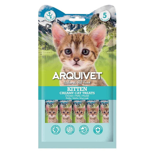 Snack cremoso de Pollo - KITTEN - Creamy Cat Treats 5x14gr