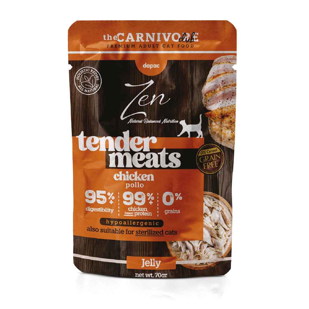 Zen Tender Meats Pollo en Gelatina para Gatos 70g