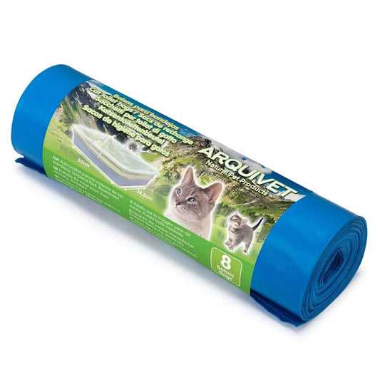 Rollo 8 Bolsas Higiénicas para Arenero de Gato 50x38 cm