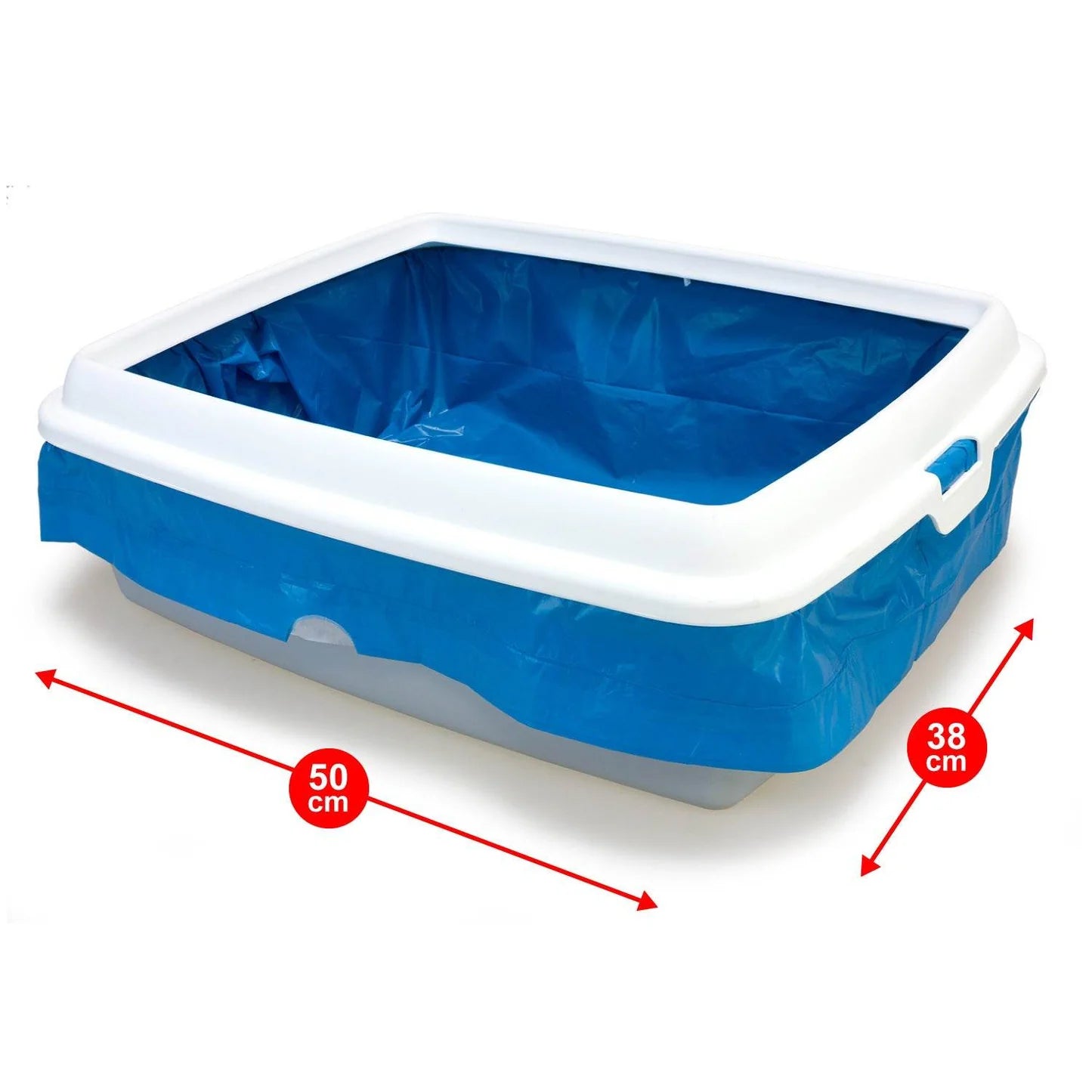 Rollo 8 Bolsas Higiénicas para Arenero de Gato 50x38 cm