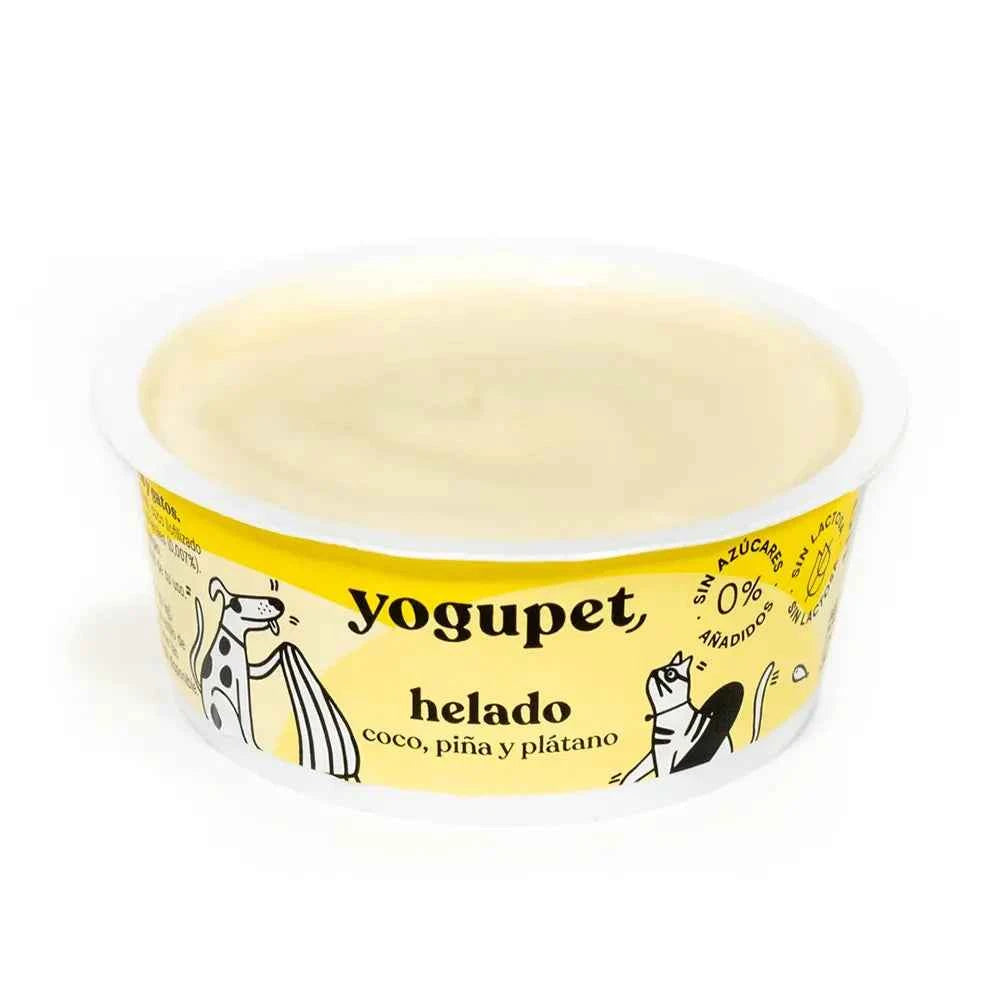 Yogupet Helado Coco, Piña y Plátano