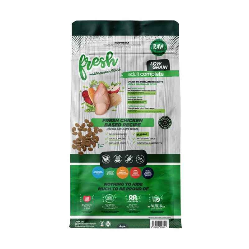 Fresh Mediterranean Blend Adult Complete (Low Grain) 12 kg