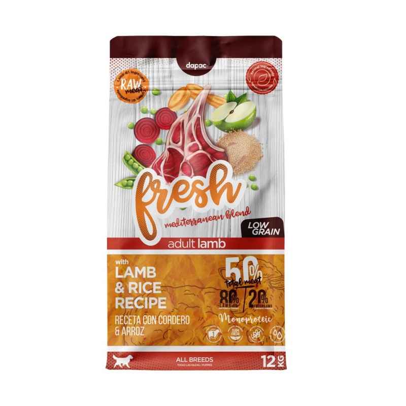 Fresh Mediterranean Blend Adult Lamb (Low Grain) 12 kg