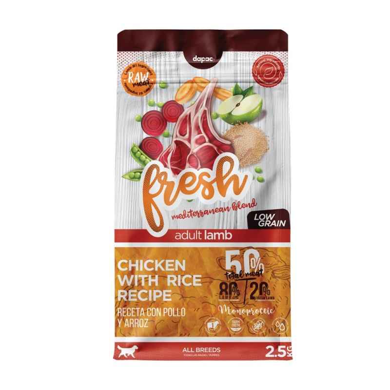 Fresh Mediterranean Blend Adult Lamb (Low Grain) 2,5 kg
