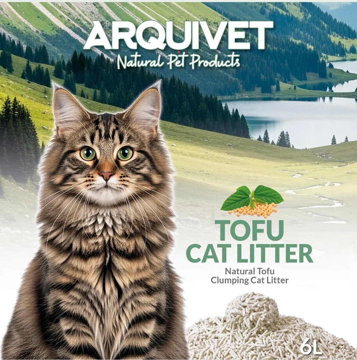 Original Tofu Cat Litter - Arena aglomerante de tofu