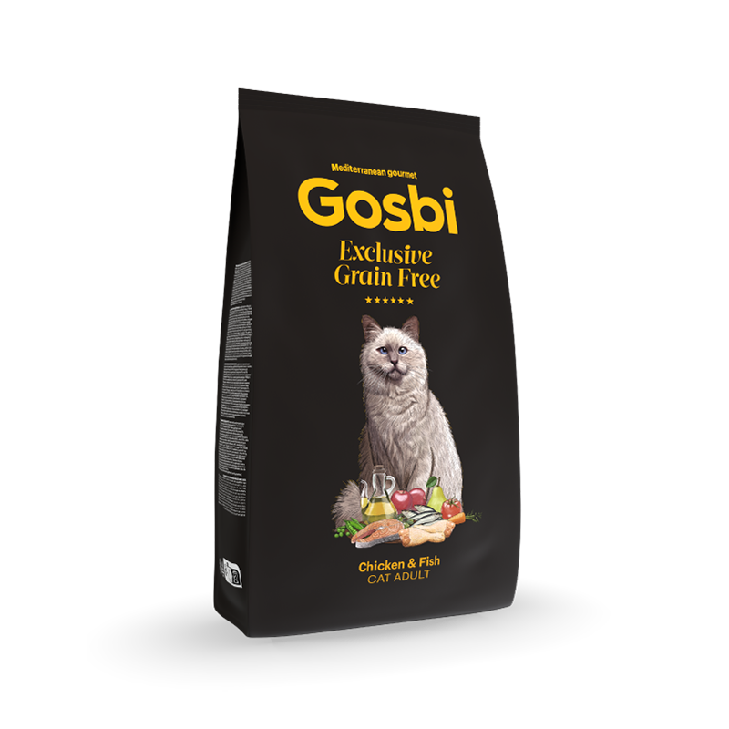 Gosbi Exclusive Grain Free Cat Adult Pollo y Salmón 400 gr