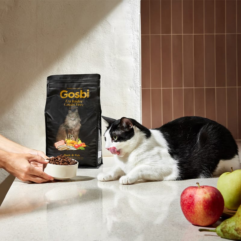 Gosbi Exclusive Grain Free Cat Sterilized Pato y Pescado 400 gr