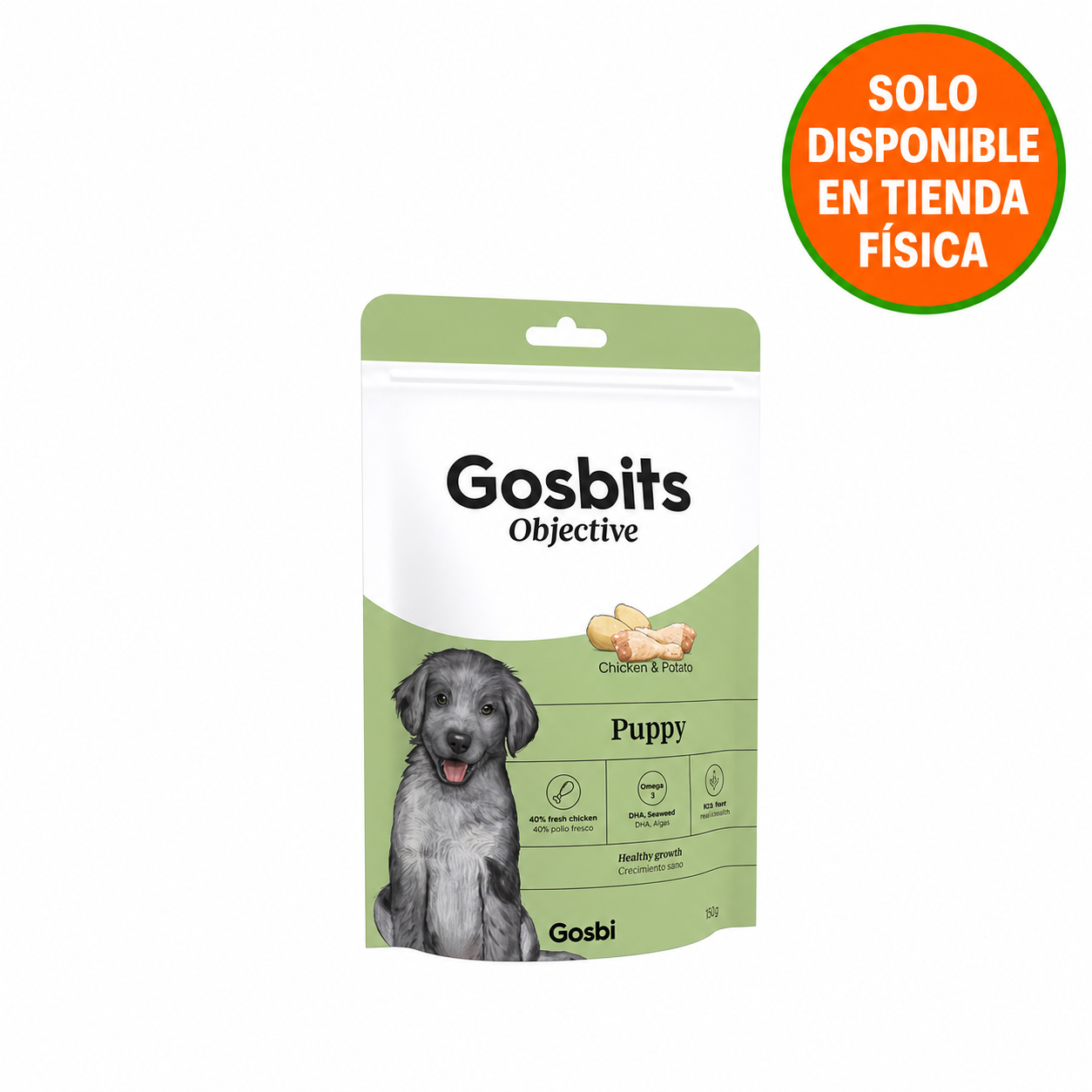Gosbi Objective Dog Puppy Gosbits Snack para Cachorros