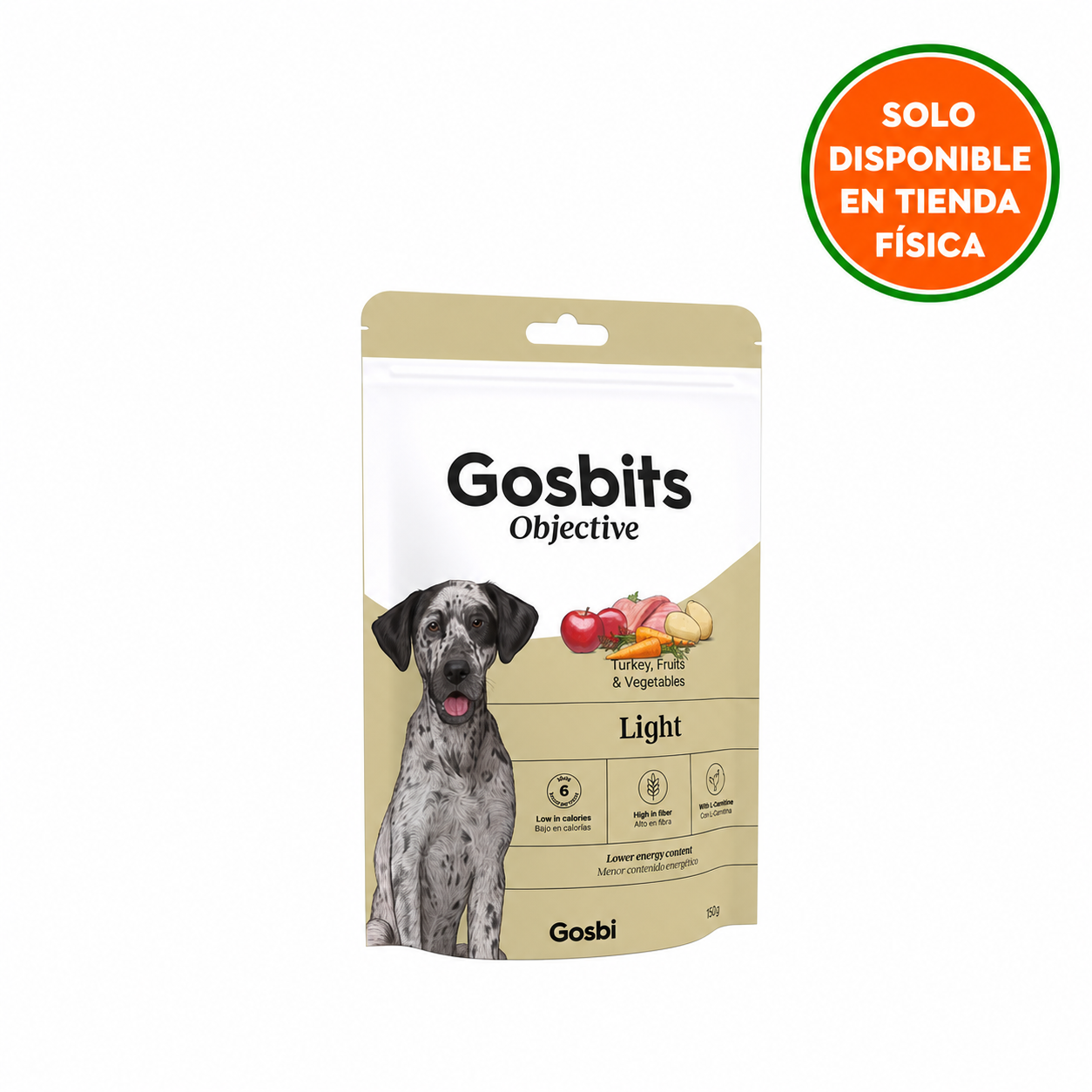 Gosbi Objective Dog Adult Light Gosbits Snack para Perros