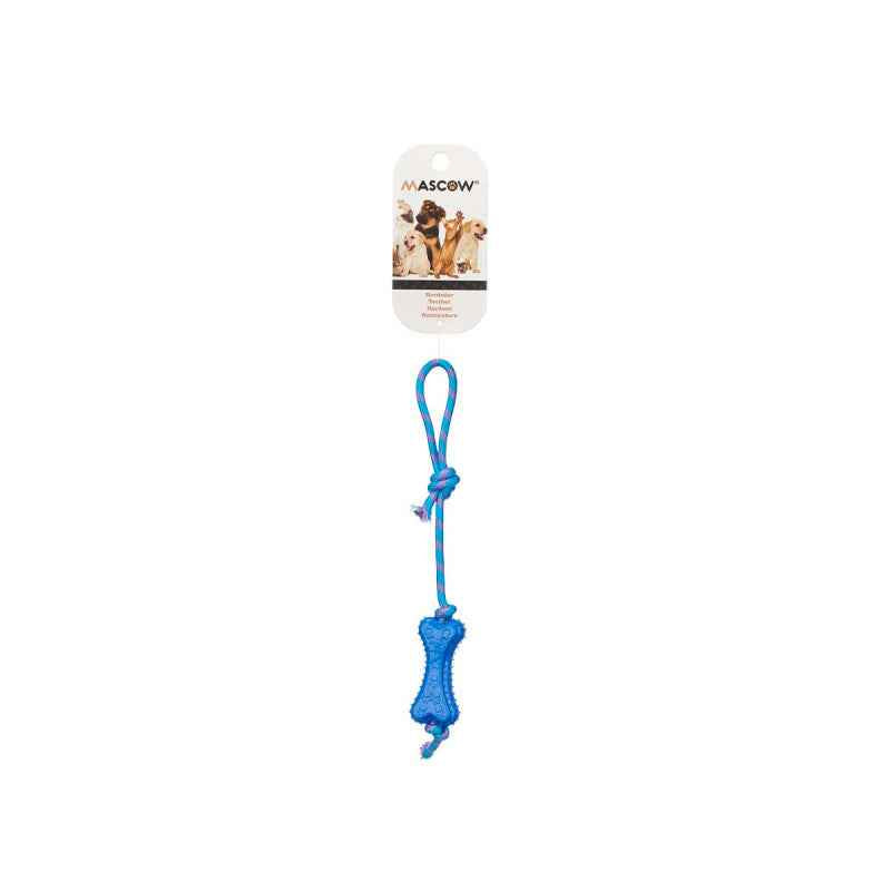 Hueso de silicona con cuerda 35 cm surtido